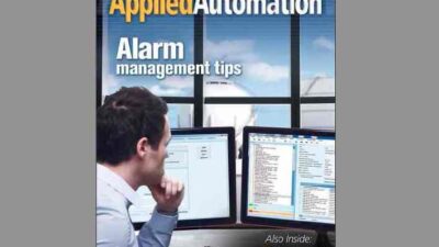 April 2013 Applied Automation Cover. Image courtesy: Emerson Process Management