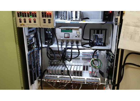 Figure 4: The new PLC is installed next to the traffic light controller and connected to sensors and to the controller via 24 V dc I/O. Courtesy: City of Milpitas, Calif.