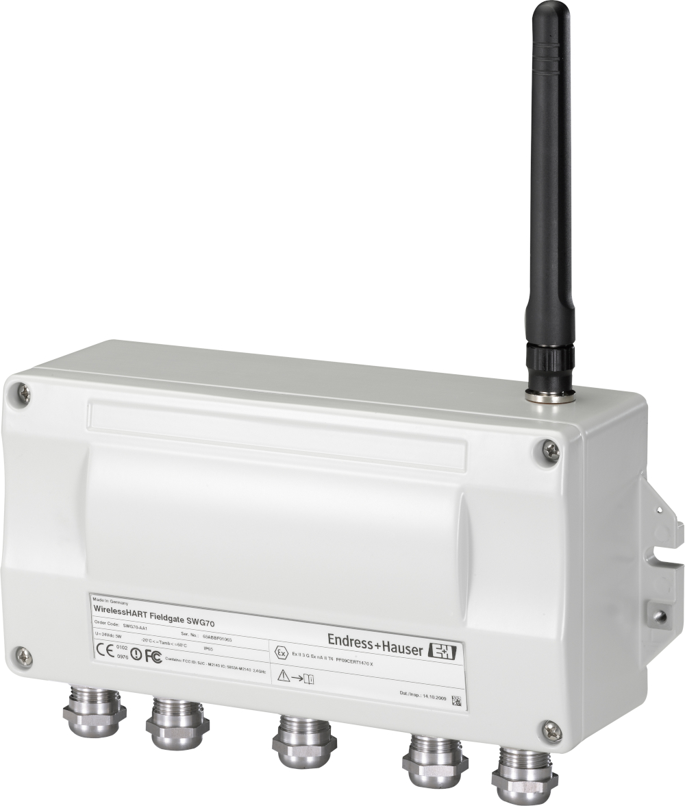 Figure 2: The Endress+Hauser Fieldgate SWG70 edge gateway facilitates data exchange among smart instrumentation and central plant systems, with many communication protocol options. Courtesy: Endress+Hauser