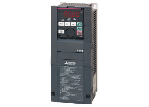 Mitsubishi Electric's F800 Series of variable frequency drives (VFDs) are designed for HVAC applications as well as pumps and fans within industrial applications. Courtesy: Mitsubishi Electric