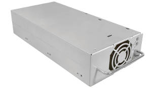 PFR-2100 series offer a hot-swap blind-docking capability implemented through the use of a single connector for use in data center high voltage dc bus power systems, broadcast amplifiers, and other applications. Courtesy: CUI Inc.