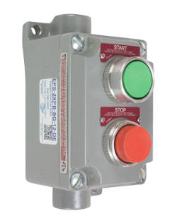 EPS-2XPB-SG-MS is designed for controlling machinery or process in industrial and commercial applications. Courtesy: Larson Electronics