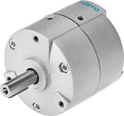 Festo’s pneumatic semi-rotary vane drive and matched contactless position sensor feature sealed housing. Courtesy: Festo
