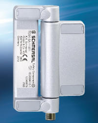 Tesk safety hinge switch provides monitoring of the position of machine guards. Courtesy: Schmersal