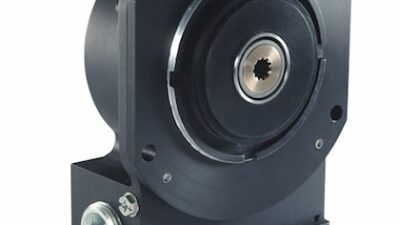 BEI's UL and ATEX rated explosion proof hollow shaft encoder, model HS52. Courtesy: BEI Sensors