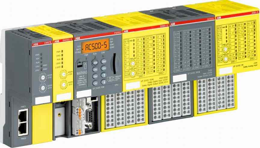 Safety - Machine safety: The AC500-S Safety PLC from ABB is a safety programmable logic controller used in machinery automation involving functional safety. This is a Control Engineering 2014 Engineers’ Choice finalist.