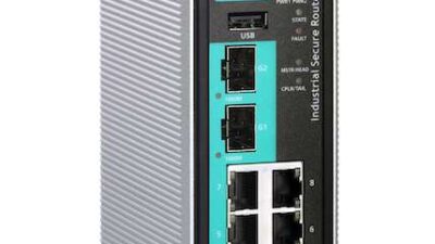 Network Integration - Ethernet hardware: The EDR-810 is a 10-port industrial-grade secure router with Firewall/NAT/VPN and managed L2 switching functions, which allows it to transmit data efficiently while protecting the network and critical devices from