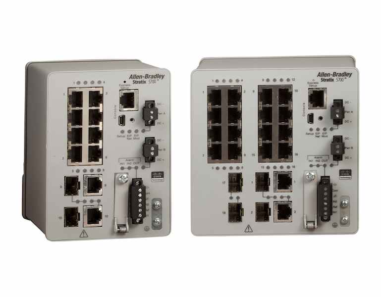 Network Integration - Ethernet hardware: The new Allen-Bradley Stratix 5700 managed industrial Ethernet switch with Network Address Translation (NAT) is a hardware Layer 2 implementation that provides wire speed 1:1 translations ideal for automation appli