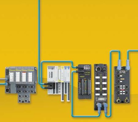 Network Integration - Ethernet hardware: TURCK Industrial Ethernet Multiprotocol technology simplifies industrial Ethernet for Distributed I/O, employing one device for three protocols—EtherNet/IP, Modbus TCP and PROFINET—to create easier integration with