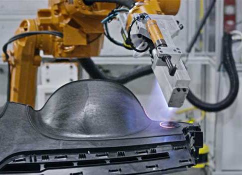 Configuration for this vision-enabled ABB robot is achieved via Cognex EasyBuilder user interface, by selecting the pattern find vision tool with an angle orientation limit that provides a percentage match to ensure that the right part is positioned corre