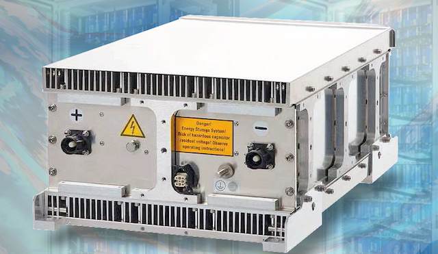 The SCS family of air or liquid cooled energy storage solutions by Schaefer are designed for mission critical or remote location requirements and are able to measure cell, modules, system voltages and temperatures in real-time. Courtesy: Schaefer Inc.