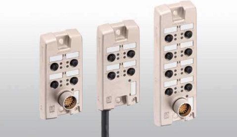 Belden's Actuator Sensor Box-Ruggedized (ASB-R) distribution boxes permit reliable connections in demanding environments and have an IP67 protection rating as well as the option of four or eight vibration-proof M12 ports and metal screw threads. Courtesy: