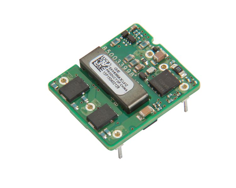 GE Critical Power's (NYSE: GE) SHHN000A3CL isolated DC-DC converters are a bipolar dual-output module is self-protected with output over-current and over-voltage and can be used as a DC/DC module. Courtesy: GE Critical Power