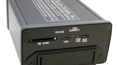 Silicon Designs' Model 3340 G-Logger is a three-channel portable data acquisition system that offers FFT analysis and display and can operate either from USB power or as a stand-alone device, depending upon user requirement. Courtesy: Silicon Designs