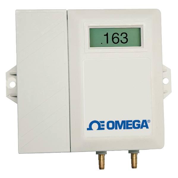 Omega's P2600 series of rangeable, differential pressure transmitters can output either static (gage) pressure or differential pressure and are designed for applications like building energy management systems and process control systems. Courtesy: Omega
