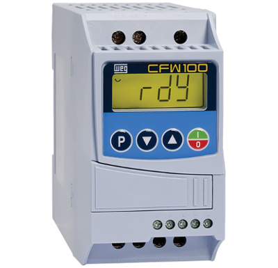 WEG Electric's CFW100 mini drive comes in a small package. Courtesy: WEG Electric