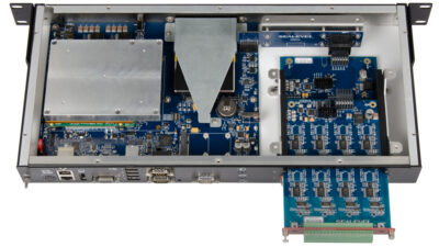 Sealevel's Relio R4 industrial computer can be used with applications requiring flexible I/O configurations in a compact 1U rackmount design. Courtesy: Sealevel Systems Inc.