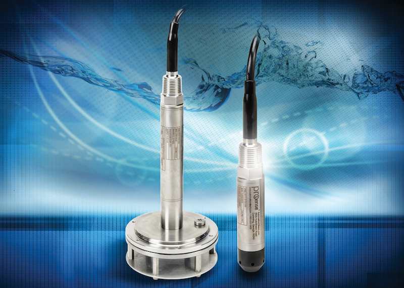 AutomationDirect’s ProSense SLT series submersible level transmitters are available in two styles and are designed to provide liquid level measurement by continually sensing hydrostatic pressure produced by the height of liquid above the sensor. Courtesy: