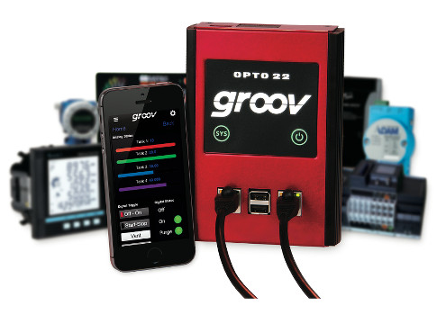 groov 2.3 from Opto 22 adds native Modbus/TCP communications to groov, the company’s web-based mobile interface software, which allows thousands of industrial devices yo be monitored and managed using operator interfaces on smartphones, tablets, and other