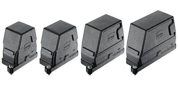 Harting's Han HPR heavy duty power connector lineup now includes UHF RFID-equipped housings that allows users to track data in demanding environments and wet areas or where sensitive interconnections have to be shielded. Courtesy: Harting