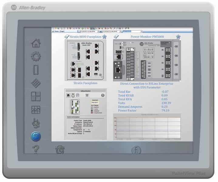 Rockwell Automation's Allen Bradley PanelView Plus 7 Standard graphic terminal are available in five screen sizes, including widescreen options and are designed for machine builders and plant operators. Courtesy: Rockwell Automation