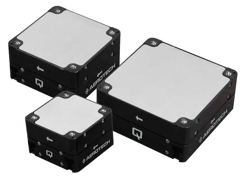 Aerotech's XY piezo nanopositioners are designed for precision applications and features travel ranges from 100 ?m to 600 ?m as well as a capacitive sensor. Courtesy: Aerotech