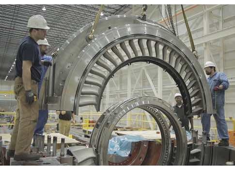 Workers at the Mitsubishi Turbines plant in Savannah, Georgia. Courtesy: Georgia Department of Economic Development