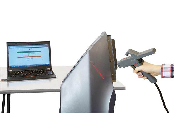 ABB Robotics' Simplified Robot Programming (SRP) combines the skill and craftsmanship of hand painting with motion tracking technology that recreate the human painter's motions exactly. Courtesy: ABB Robotics
