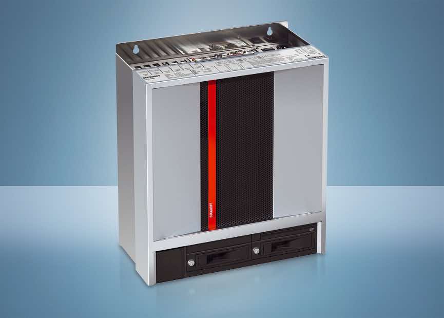 Beckhoff's C6670 industrial server is a PC-based solution that can be equipped with 12, 24, or 36 processor cores and can be used for machine control function as well as advanced measurement technology, condition monitoring, and visualization. Courtesy: B