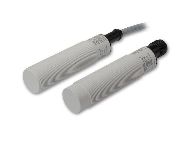 Carlo Gavazzi's 4th Generation Tripleshield CA18CA capacitive proximity sensors feature improved immunity to dust, humidity, and EMI and also features an optional dust alarm output that gives an early warning of accumulation on the face of the sensor. Cou