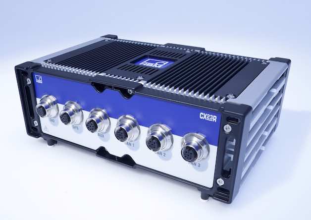 HBM Inc.'s CX23-R data recorder and the EX23-R Ethernet switch make the SomatXR data acquisition system are can operate at temperatures as low as -40 C and as high as +80 C. Courtesy: HBM, Inc.