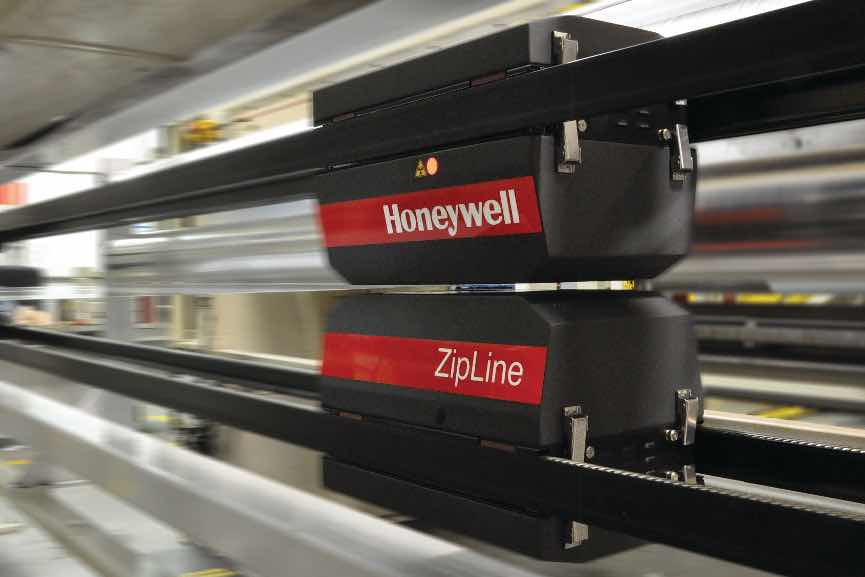 Honeywell Process Solutions' (HPS) ZipLine Scanning Measurement Device is a self-contained scanning measurement device designed to provide high-speed measurement of flat sheets. Courtesy: Honeywell Process Solutions