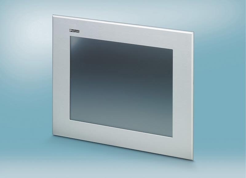 Phoenix Contact's TP 3000 series of human-machine interface (HMI) operator panel has software that supports many communication protocols such as EtherNet/IP, Modbus TCP, and OPC DA. Courtesy: Phoenix Contact