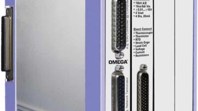 Omega's iNET-400 series of USB expandable modular data acquisition module are provides up to 16 slots 4 and is designed for chemical/petrochemical, automotive, water, electronic, laboratory, and research applications. Courtesy: Omega Engineering