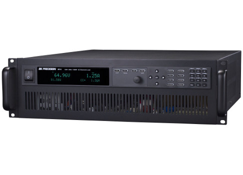 B&K Precision's four programmable DC electronic load models with operating voltages ranges up to 500 V and provide adjustable current slew rate as well as a built-in battery and LED test mode functions. Courtesy: B&K Precision