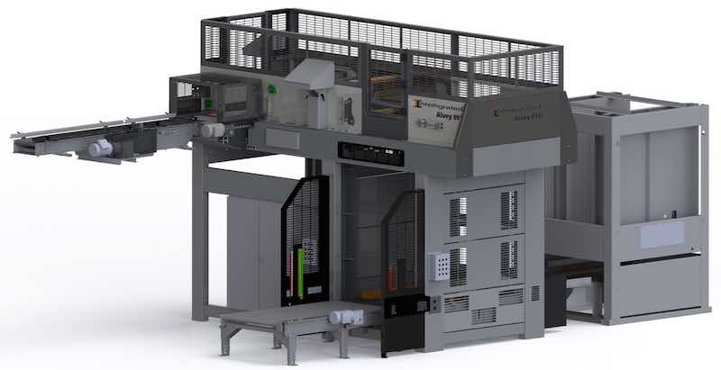 Intelligrated's Alvey 890i and 891i (pictured) palletizers feature enhancements designed to make the machines easier to operate and maintain as well as improve safety and while increasing capacity. Courtesy: Intelligrated