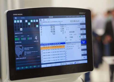 Is this the operator screen of tomorrow? Data access, real-time production data, and even live chat with an application engineer via teleservice are CNC features and functions available today for many hybrid and advanced machine configurations. Courtesy: