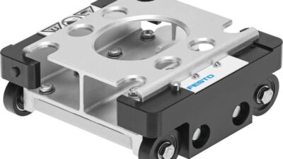 Festo's Multi-Carrier System is a transport system designed for companies offering custom products or both standard and custom products packaged on the same line and has features relevant to Industry 4.0 such as an electromechanical design and OPC-UA. Cou