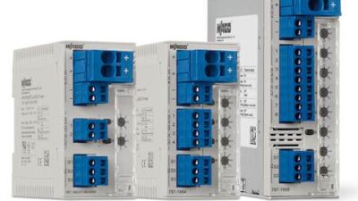 Wago's additions to their 787-16XX line of electronic circuit breakers (ECBs) are designed to provide accurate readings and feature fast-tripping characteristics. Courtesy: Wago