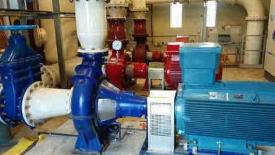Figure 3: Example of a motor that uses a filter to reduce RF leakage in place. Courtesy: Block USA
