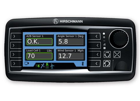 Hirschmann Automation and Control (PAT) features the iSCOUT PRS90 wireless indicator designed to improve productivity in lifting applications. Courtesy: Hirschmann Automation and Control (PAT)