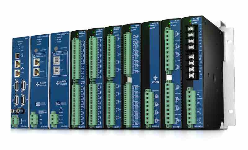 The SEL Axion is a modular, scalable, and distributed I/O measurement and control solution that is capable of serving up to 64 phasor quantities at 60 measurements per second, which makes it suitable for small to large power management units. Courtesy: Sc