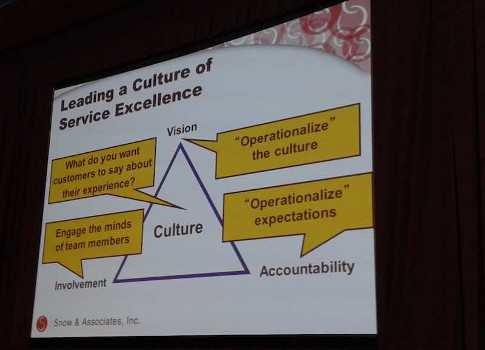 Company culture is in the center of vision, involvement, and accountability, demonstrated daily. Don’t miss a teaching moment. Courtesy: Mark T. Hoske, Control Engineering, CFE Media