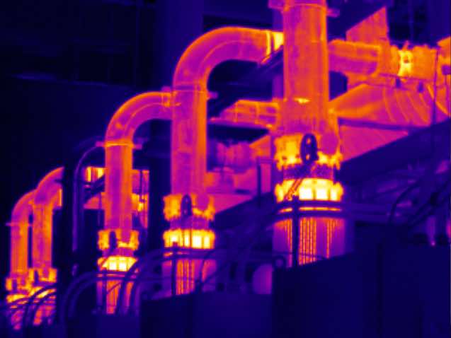 Fluke's Ti450 Infrared Camera uses Multisharp Focus technology, which is designed to capture an automated, focused image of multiple targets at once, delivering the image clarity needed by professional thermographers and maintenance managers. Courtesy: Fl