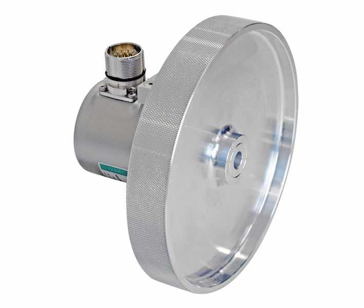 Posital Fraba's series of measuring wheel accessories for its Ixarc family of rotary encoders are designed for motion control and other sensing applications. Courtesy: Posital Fraba