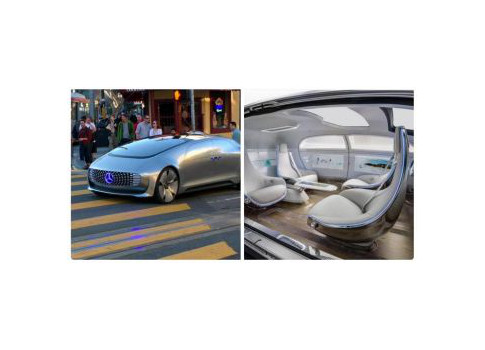 This Mercedes concept sedan, which drove autonomously around the Las Vegas Strip and on the Consumer Electronics Show (CES) stage, is an example of a self-driving vehicle, which has become a major priority for traditional and non-traditional automakers. C
