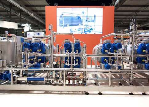 TMCI Padovan’s Dynamos systems employ a gentle filtration method for musts. Image courtesy: Nord Drivesystems