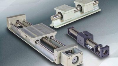 AutomationDirect's SureMotion and LAVL motor-ready actuator assemblies and sliding components and accessories are designed to provide motion control solutions for X-Y and X-Y-Z positioning systems. Courtesy: AutomationDirect