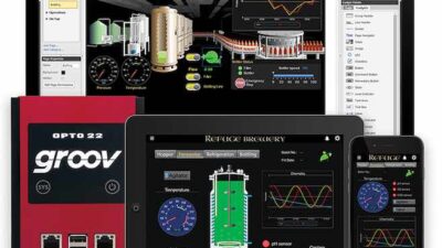 Opto 22's groov 3.1 is designed to help engineers and original equipment manufacturers (OEMs) build custom mobile smartphone and tablet interfaces for their automation systems and IoT applications. Courtesy: Opto 22