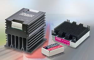 Power Sources Unlimited's TEN, TEP, and TEQ range of 8 to 200 W dc-dc converters are designed for the railway/transportation industry and are designed to operate in harsh environments. Courtesy: Power Sources Unlimited